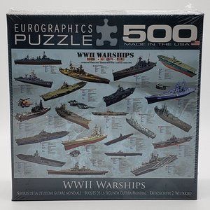 EuroGraphics Puzzles WWII Warships 500 Piece Puzzle